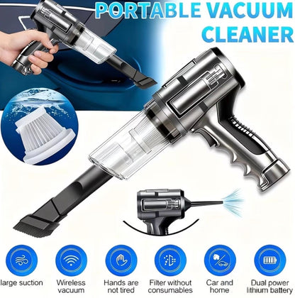 cordless car detailing vacuuming 