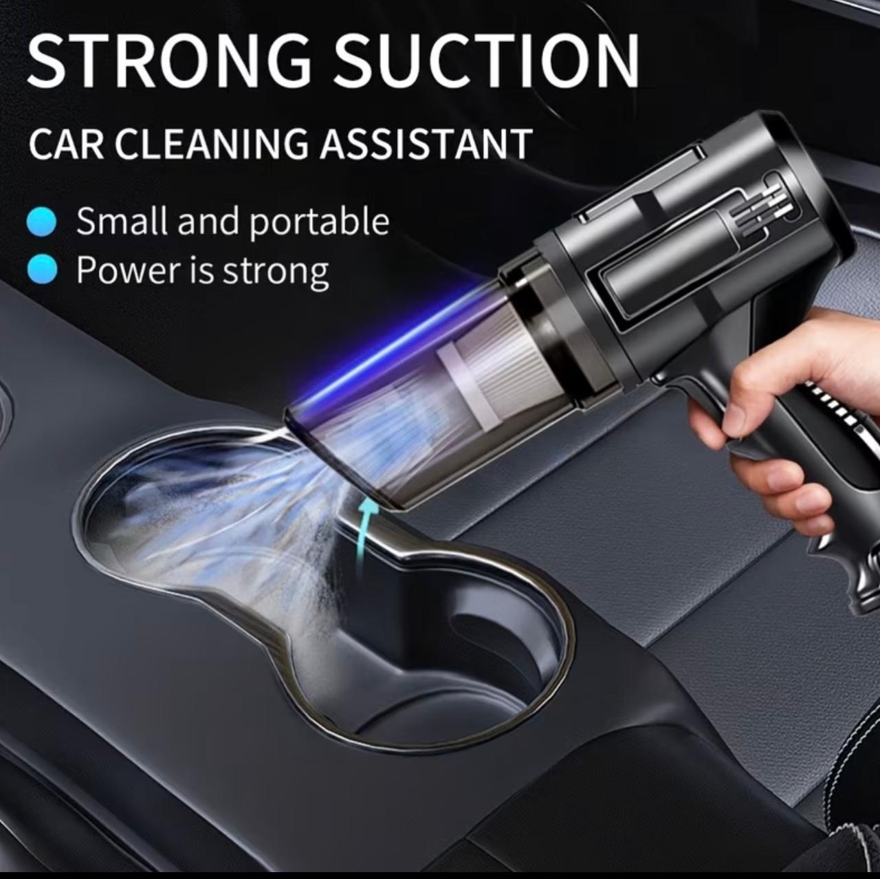 cordless car detailing vacuuming 