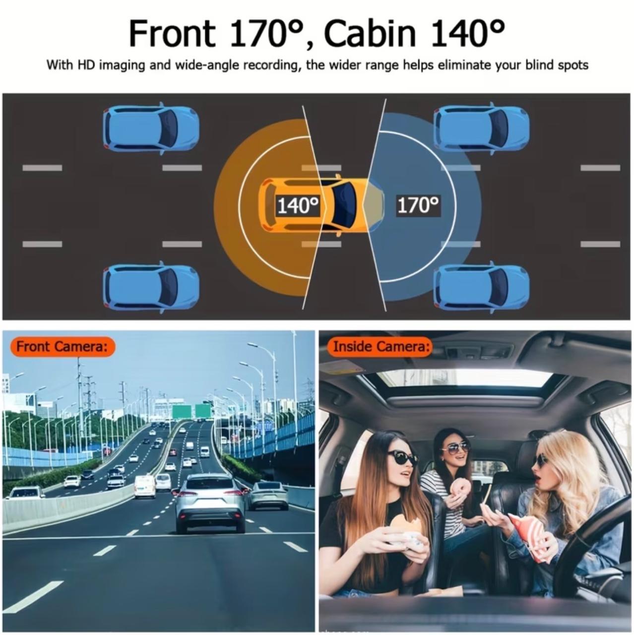 HD dash cam for Heat Drive Heated Seat Cover warmer drivers